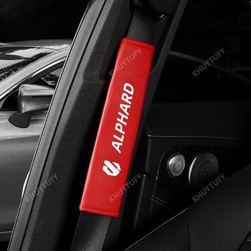 トヨタ 新型 アルファード 車 用 シートベルト カバー ALPHARD、AGH40W AGH45W 20系 30系 40系 全シリーズ対応【新登場 シートベルトパッド 】PUレザー シートベルトショルダー 肩パット シートベルトカバー 肩保護カバーシート