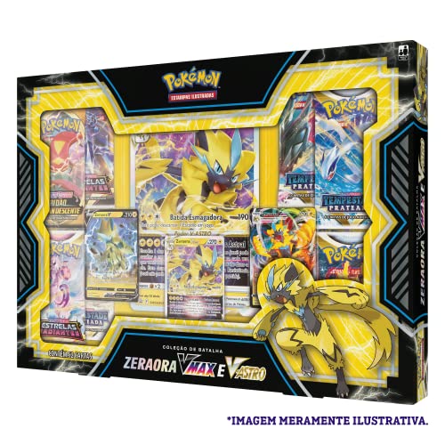 Box Pokémon Coleção De Batalhas Zeraora VMAX E V-ASTRO