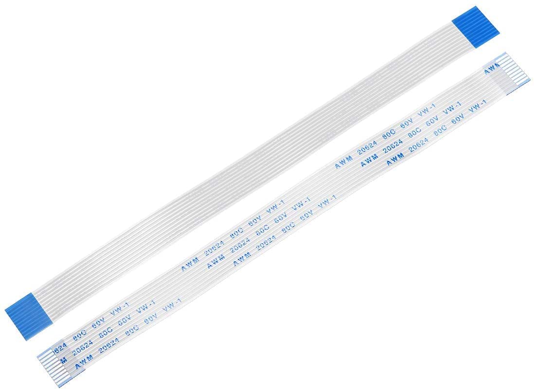 SLVC FFC Cable 10 Pin 1.0mm A-Type (600mm Length) flat flexible FPC LVDS Ribbon Wire Flat Cable for Camera Digital Camcorders, Laptops, LCD TVs,LCD,3D Printer(White)(Pack Of 1) (B0BFGFXKN1) Amazon Price History, Amazon Price Tracker
