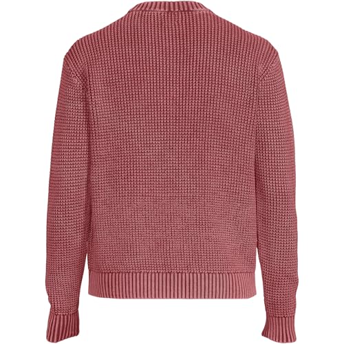 Lands' End Men's Long Sleeve Garment Dyed Sweater4