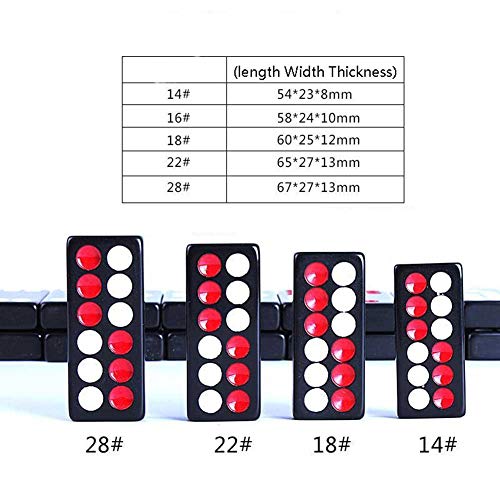 Pai Gow Tiles Juego de Mesa con 32 Fichas y 2 Dados miniatura 2