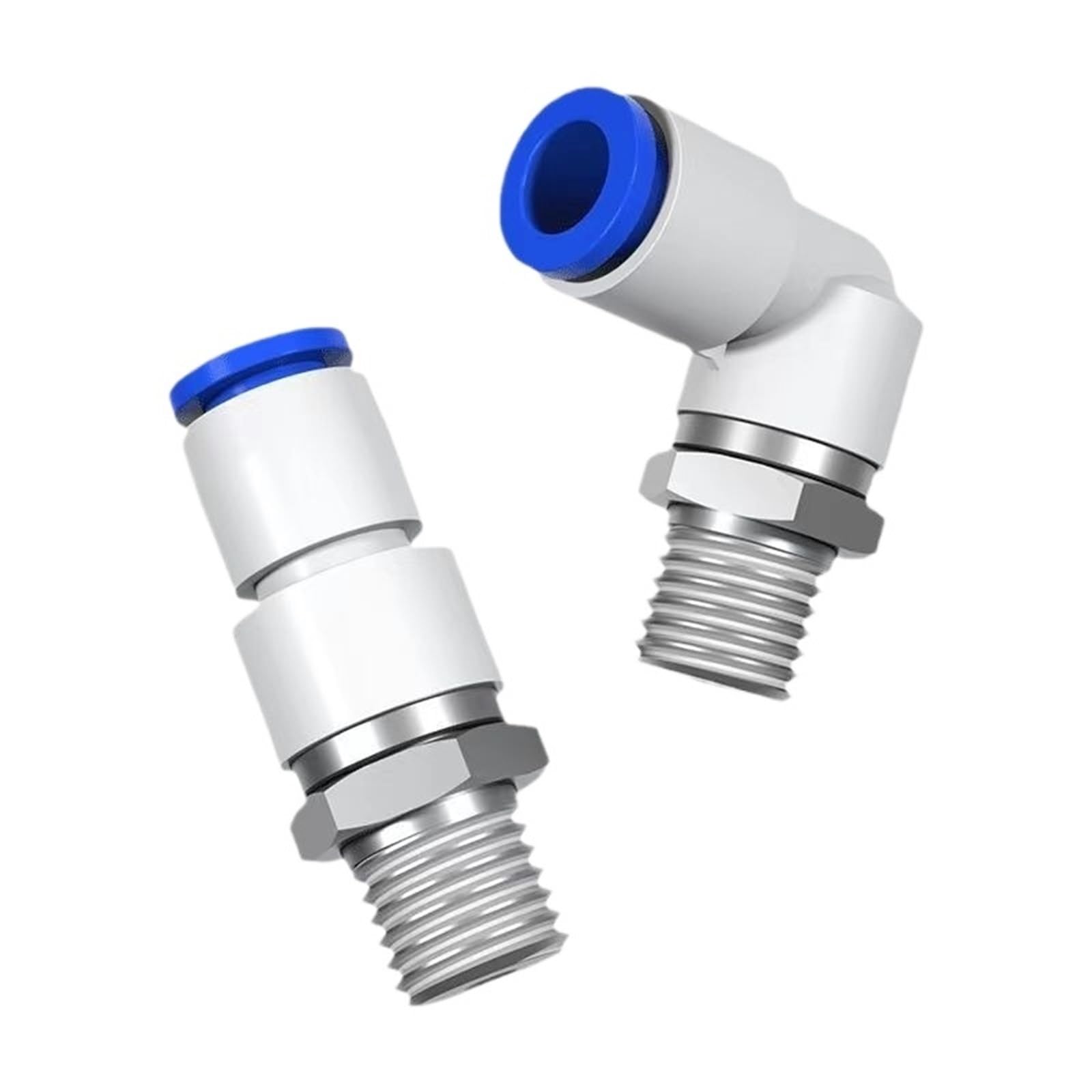 Łącznik obrotowy One-Touch KSH Złącze męskie KSL Kolanko Mężczyzna OD 4 6 8 10 12 mm Gwint przyłączeniowy M5 1/8 1/4 3/8(06-M5, KSH Male Connector)