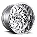 FUEL Triton P -Chrome Wheel with Painted (22 x 14. inches /8 x 165 mm, -70 mm Offset)