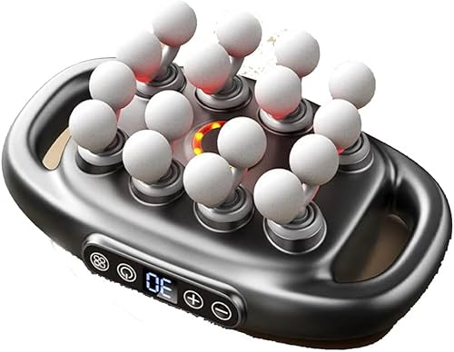 16 Head Massage Gun Set, Deep Tissue Percussion Massager with 3 Modes & 30 Intensities,Quiet Muscle Massage Gun for Back,Shoulders, Legs, Foot, Body