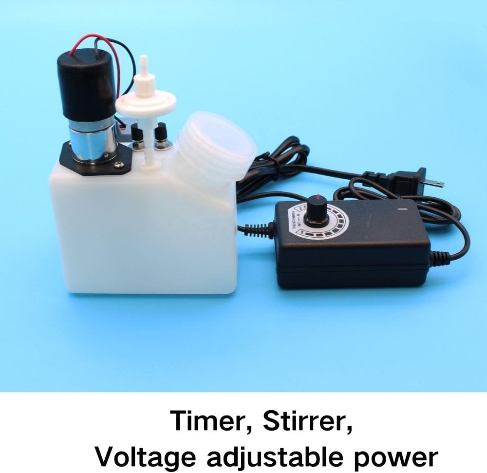 DTF White Ink Tank with Stirrer Timer - for ET-8550, ET-8500, XP-15000, XP-15010, R1390, 1410, L805, L1800, L8050, L800, L8058, L18058, L18050 Printers (8.5oz)