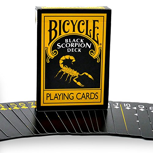 Ultimate Bicycle Black Magic 3 Deck Collection Playing Cards With The Spider Deck, Red Dragon And Black Scorpion Decks #TOP2