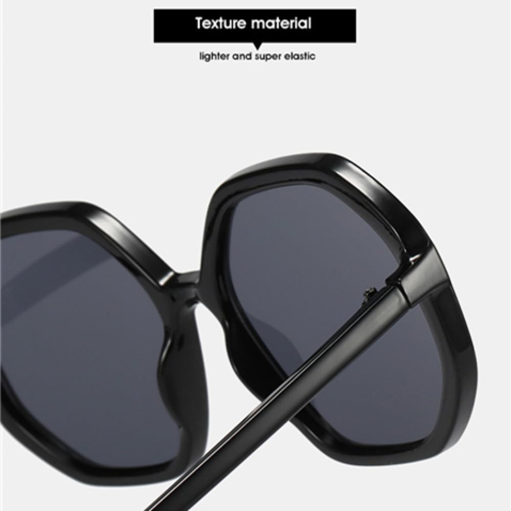 Polygon Sonnenbrille Damen Vintage Bonbonfarben Brille Herren Schattierungen UV400 Farbverlauf Sonnenbrille