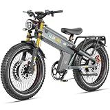 ANIIOKI 6000/7000W Dual Motor Electric Bike,46MPH 300Miles Long Range eBike,60/72V 70Ah/80Ah Battery,7-Speed,26×4.8' Fat Tire Electric Bicycles,A9 Pro Max