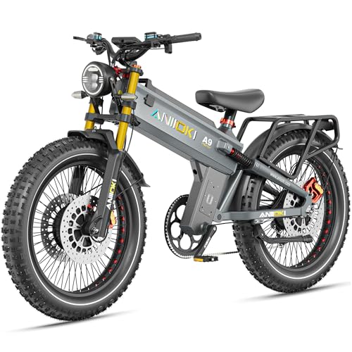 ANIIOKI 6000/7000W Dual Motor Electric Bike,46MPH 300Miles Long Range eBike,60/72V