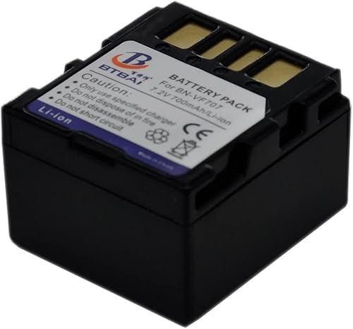 Miniatura 3 de BTBAI 2X BN-VF707U Batería+Cargador USB Dual para VF714U VF714 VF733U VF733 VF707 GR D275U D270U D370U D290U D250U D250 D350U GZ MG20U MG35U MG35U U