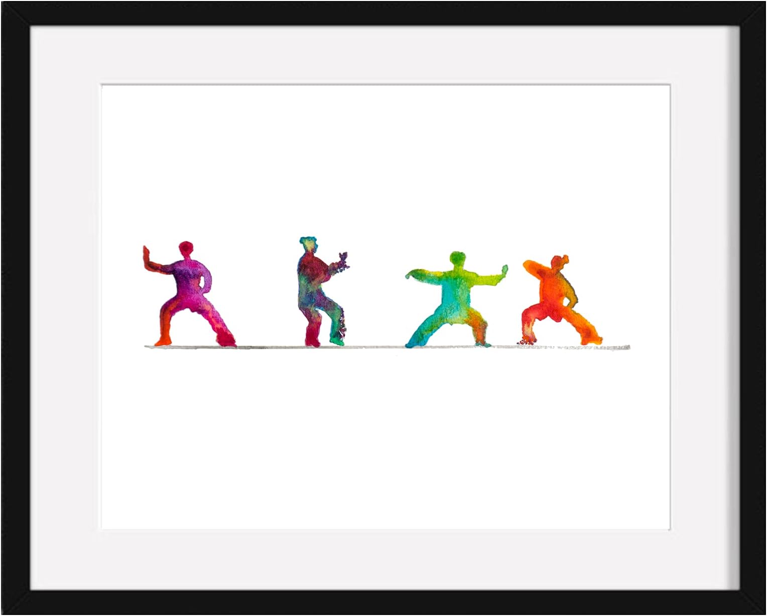 "Stillness" Tai Chi art print.