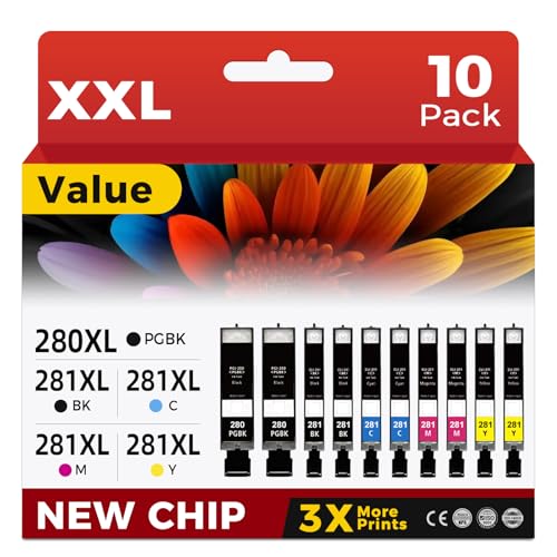 Skyink Compatible 280XL 281XL Ink Cartridge Replacement for PGI-280...