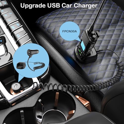 Image of SAMCOM Radios FPCN30A USB Car Charger Fast Charge Travel Chargers Cable DC Adapter for 30A Walkie Talkies Battery Charger
