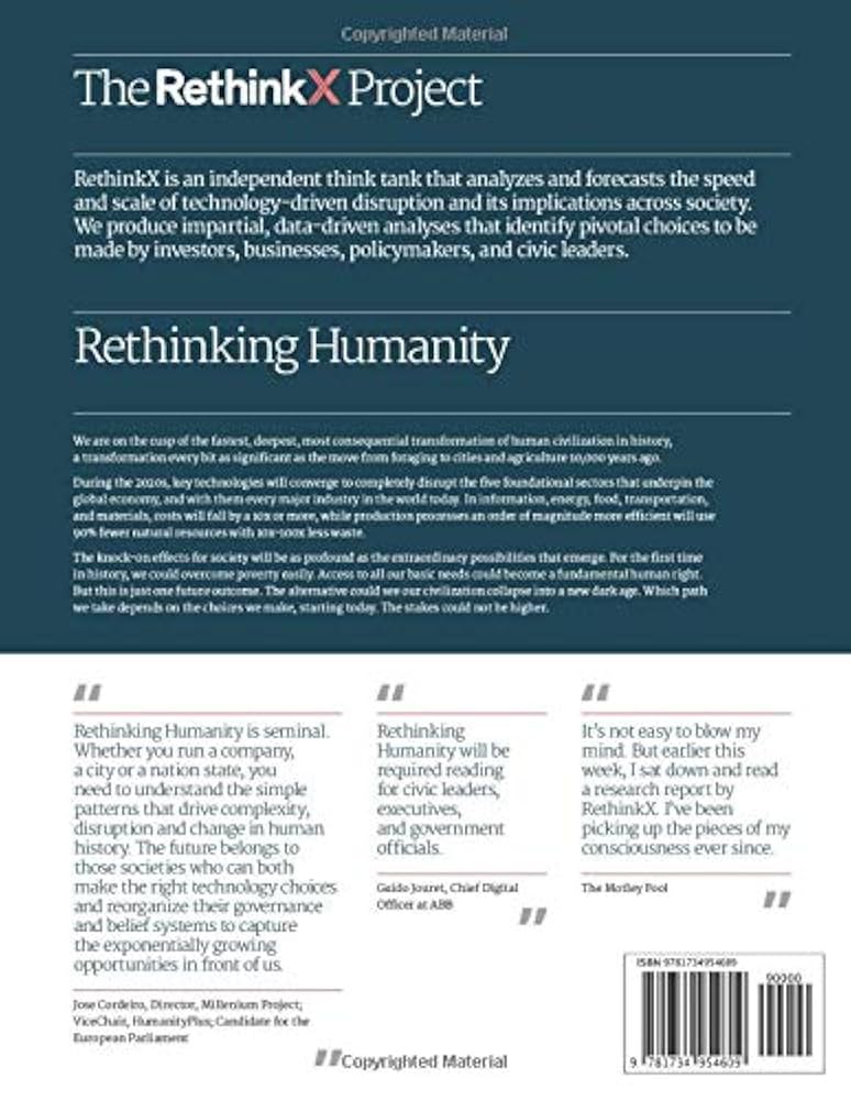 Rethinking Humanity: Five Foundational Sector Disruptions
