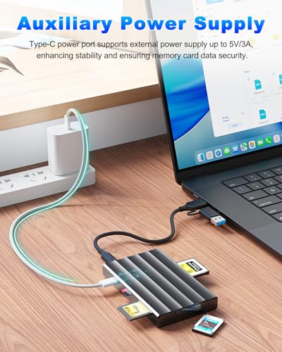 Lecteur CFexpress Type B résolvant le transfert de fichiers 4K vers smartphone Android - 6