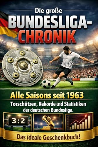 Die große Bundesliga-Chronik: Alle Saisons seit 1963 – Torschützen, Rekorde und Statistiken der deutschen Bundesliga