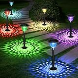 ISNIKA 8Pack Solar Pathway Lights...