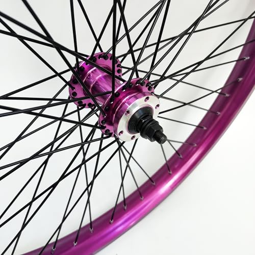 Image of 20 inch /26 inch x 1.85 inch Heavy Duty Bike Rim Wheel Set, 12 Gauge 48 Spokes Wheelset, Double Wall Aluminum Alloy Bicycle Wheels Rims (Front & Rear) Disc Brake