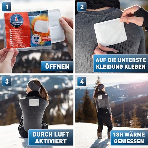 Wärmepflaster THE HEAT COMPANY Nackenwärmer, 3 Stück