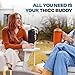 Frost Buddy Thicc Buddy - 40 oz Stainless Steel Vacuum Insulated Tumbler with Lid and Straw for Water - Travel Mug Cupholder Friendly - Gifts for Women Men Him Her (Black Leopard)
