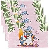 Tissu de qualité supérieure : sets de table fabriqués en polyester doux, durable et infroissable. Parfait pour protéger votre table de salle à manger des taches et des rayures alimentaires.