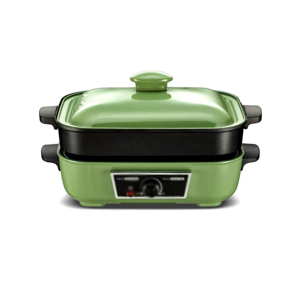 ZLSANVD Split-type Electric Hot Pot, Multi-function Electric Cooker Non-stick Pot, Boiled, Steamed, Fried, Stewed, Household