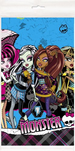 Monster High Plastic Tablecloth, 84