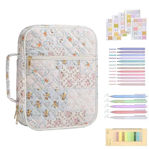 Kit de Estudio Bíblico - Estuche para Estudio Bíblico con Rotuladores, Bolígrafos, Separadores y Etiquetas | Kit de Journaling | Para niñas, principiantes, oración, adultos, adolescentes, devo