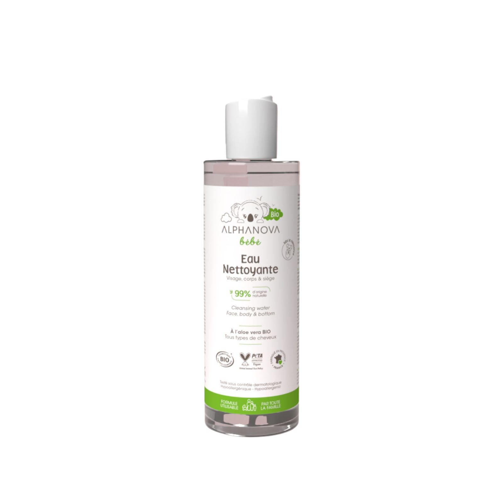 Alphanova Alphanova Baby Cleansing Water 200 ml Professional Use to Improve Performance with Each Use with Measurement or Specification 200 m