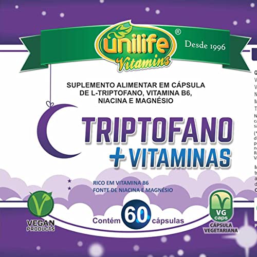 L-Triptofano + Vitaminas - 60 cápsulas