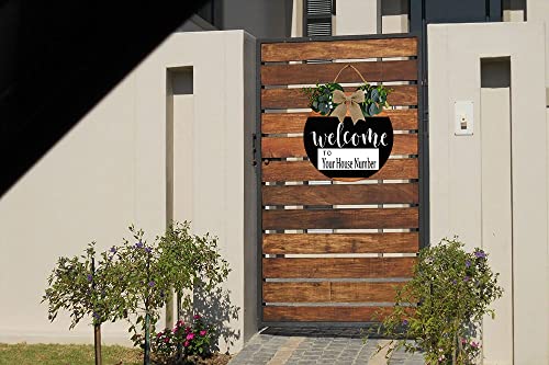 Kpsheng House Numbers,Vertical And Horizontal Mode, House Address Plaques,Gift For New House, Address Sign, Modern House Number, Custom Address Sign, Housewarming Gift, Address Plaque Sign #TOP4