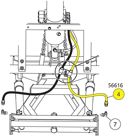 Aftermarket 56616 Western Hose 1/4" X 42" with FJICEnds