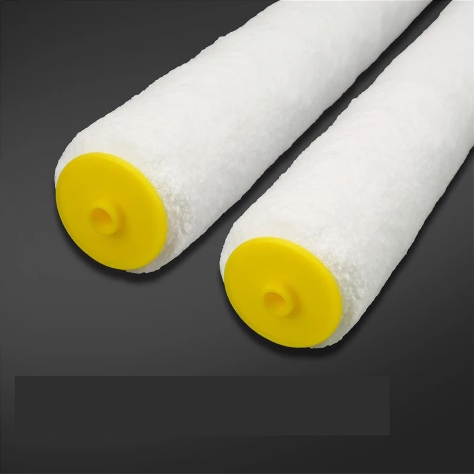 Rodillos Para Pintar Paredes Rodillo de pintura de 18 pulgadas y 46 cm con mango de felpa corto, medio y largo for decoración de paredes, soporte for herramientas de 9 mm.(2rollers with Shelve)