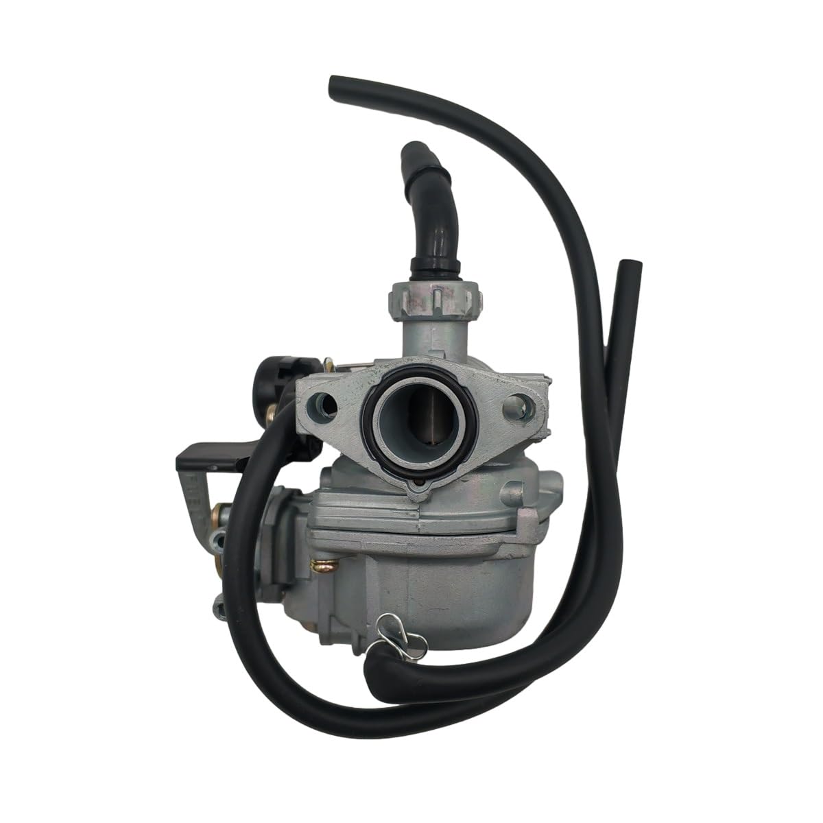 Części motocyklowe PZ17 gaźnik motocyklowy 17mm dławik ręczny z przełącznikiem paliwa Petcock być kompatybilny z dla Honda C70 C90 Części motocyklowe
