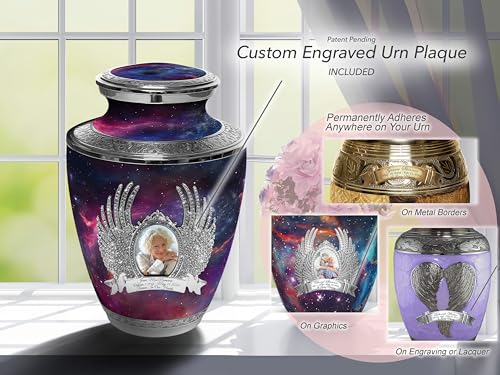 Image of Cosmic Galaxy Cremation Urns for Human Ashes Adult Female Urns for Ashes