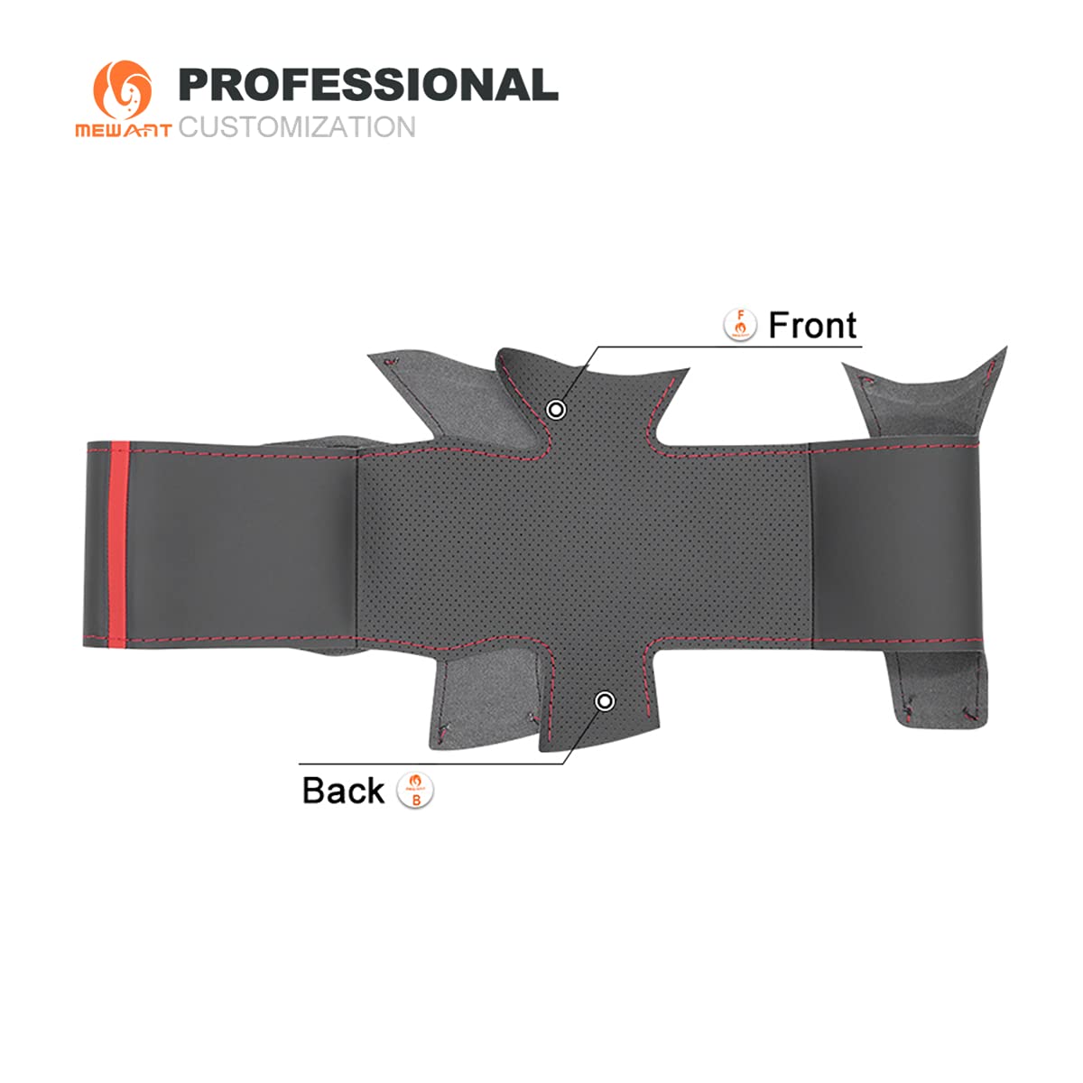 MEWANT Funda de volante de cuero genuino para Honda Integra tipo R 1994-2001 Volantes Accesorios
