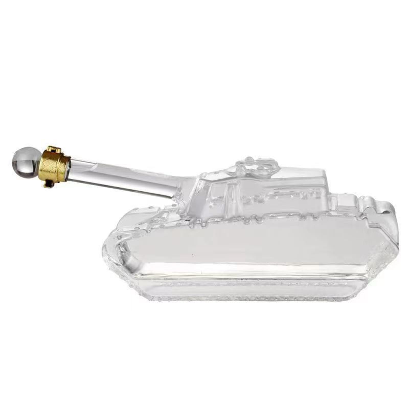 Decantador, Jarra De Vino Vacía Vidrio Transparente Donante Licor Alcohol Recargable for Regalo Veteranos Militares,1500ml