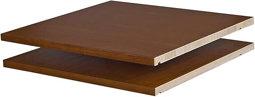 Palace Imports Cosmo, Metro, Universal Armario, Armario, Estantes Opcionales 5633 Mocha, Juego de 2. 8 clavijas de metal incluidas.