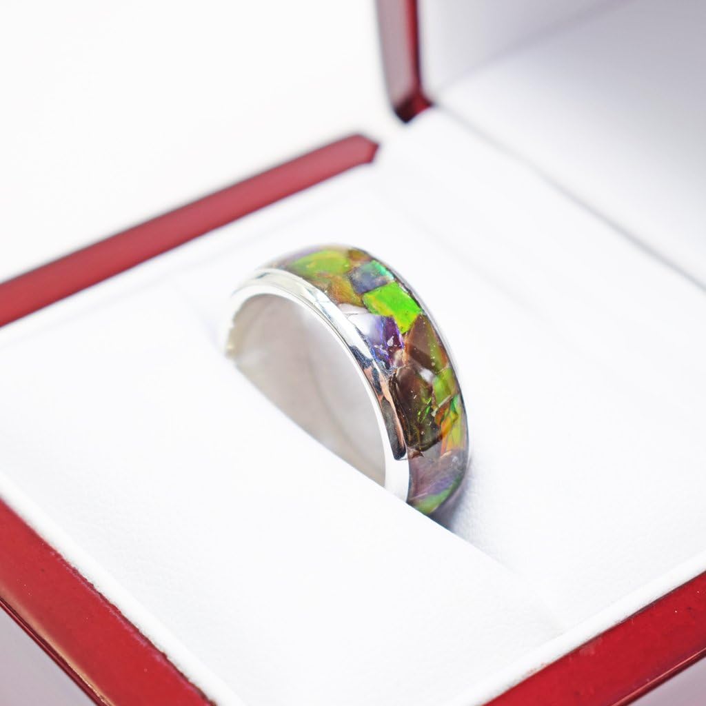 Ammolite Ring by Stones Desire