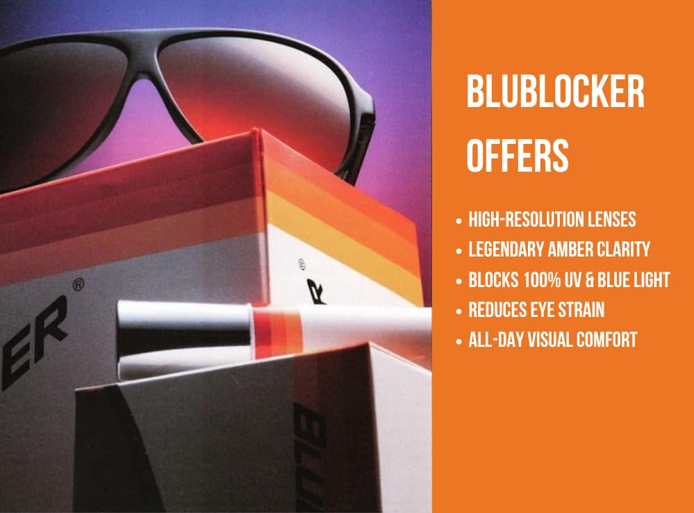 Image of BluBlocker Original Aviator Sunglasses | Retro | Blocks 100% of Blue & UV light | For Men & Women | Reduce Glare & Eye Stress
