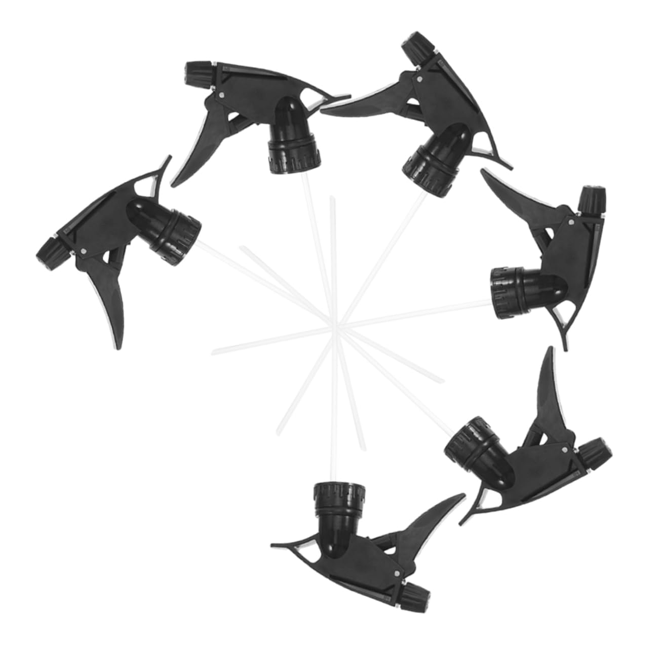 Mikikit 6pcs Thickened Plastic Sprinkler Head for Balcony Plants Lightweight Watering Can Spray Head for Even Water Distribution and Optimal Plant Health