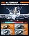 SEALIGHT H4 30000LM Super Bright H4 Bulbs, 1:1 Mini S1-PRO 9003 Fog Driving Bulbs, 20000RPM Cooling Fan H4/9003, IP67, 3MIN Play and Plug, Pack of 2