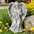 Vcdsoy Solar Garden Outdoor Angel Book Statues,Book Lovers for Balcony Patio Lawn Table Yard Ornaments, Solar Resin Fairy Waterproof LED Lights,Birthday Gifts for Women Mom Grandma