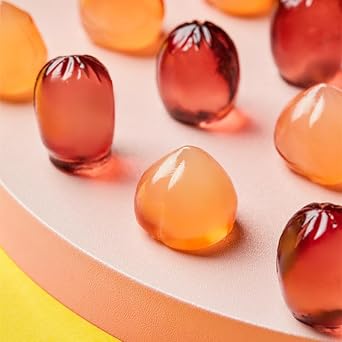 Peeling Soft Fruit Fudge,75g/bag,white Peach Grape Litchi Sugar Soft Candy Sweets,50% Fruit Juice Content Toffee,healthy and Nutritious Fruit Desserts,casual Snacks,Chinese Food (Mixed Flavors,2bag)