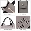 DKIIL NOIYB PU Leather Tote Bag for Women, Large Capacity Women's Leather Totes Bag with Thin Adjustable Strap Double Color Top-handle Bag Crossbody Tote Bags Purse #3