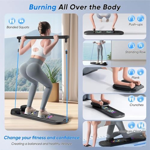 Tabla de pilates plegable para entrenar el core sin ocupar espacio 2