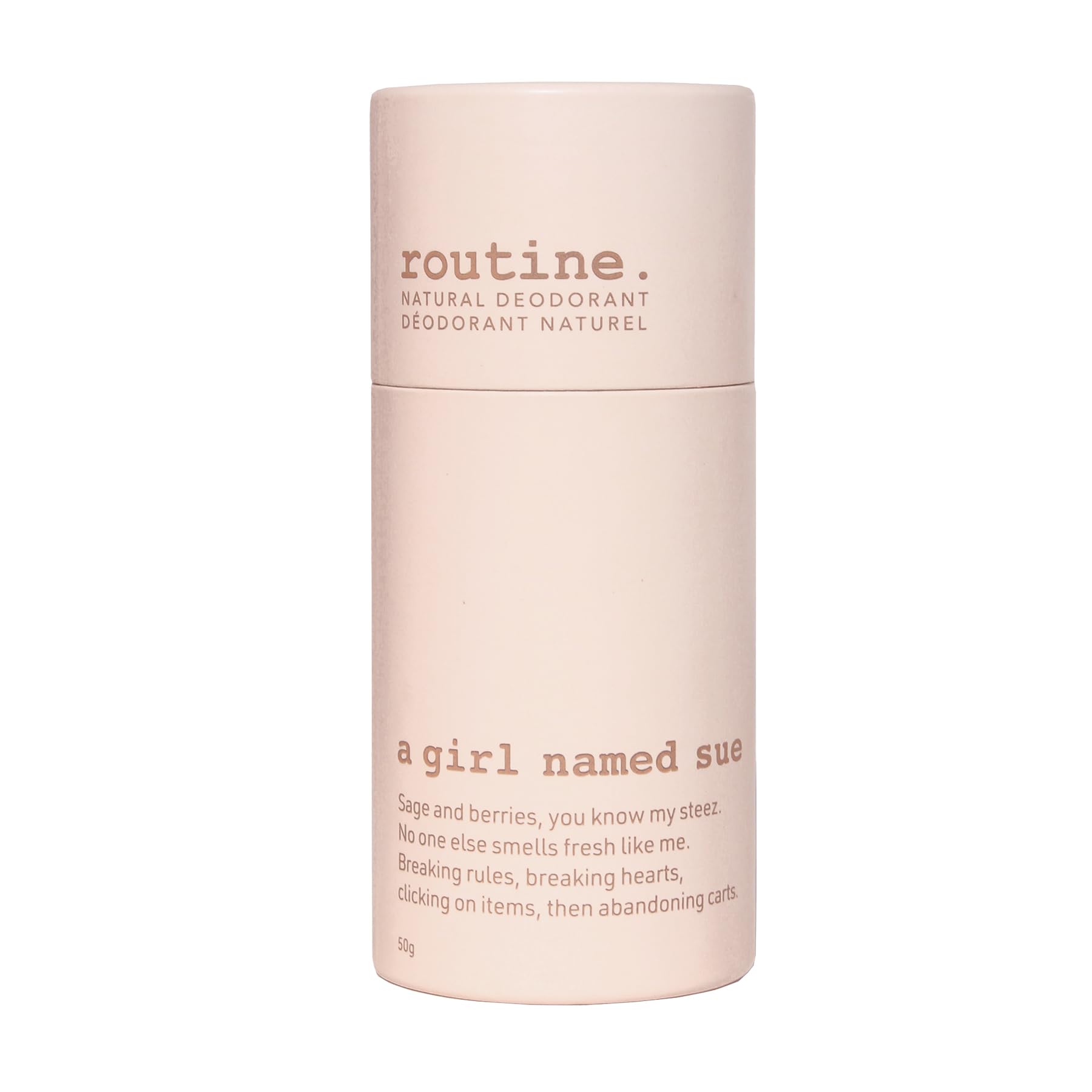 Routine. | A Girl Named Sue Deodorant Stick | 1.7 Fluid Oz. Natural Deodorant Aluminum Free for Women & Men | (Stick Formula)