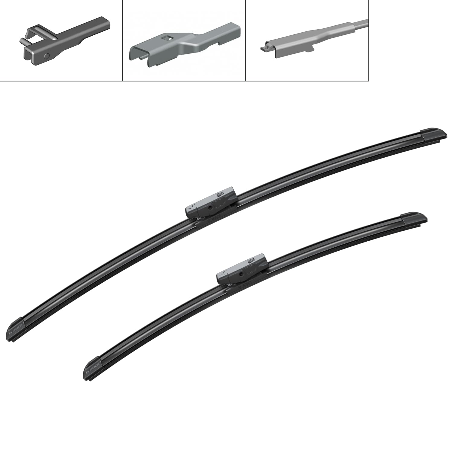 Bosch Automotive Tergicristalli Aerotwin Am462S, Lunghezza 600Mm/475Mm, 1 Set Per Parabrezza Anteriore, ‎60 x 1 x 3 cm 20 grammi
