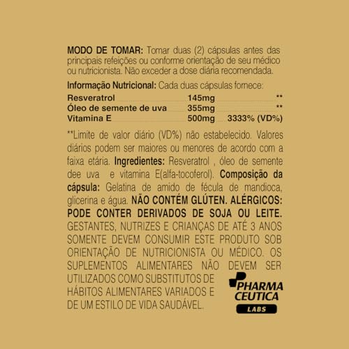 RESVERATROL 1000MG 60CAPS - DR. BOTÂNICO