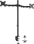 VIVO Dual Monitor Stand Up Desk Mount Extra Tall 99cm Pole, Fully Adjustable Stand for up to 27 inch Screens, STAND-V012